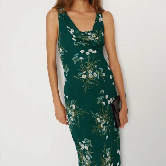 Reformation Annabelle Dress in Buena NWT Sz 8 - Picture 2 of 4